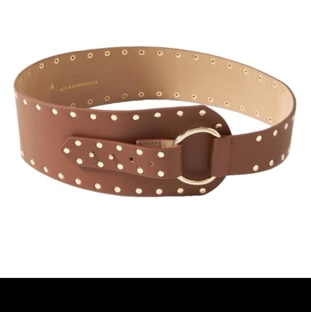 NWT Anthropologie Hensler Studded Hip Belt Sz S
